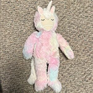 SLUMBERKINS PASTEL RAINBOW UNICORN KIN 14” LIMITED EDITION